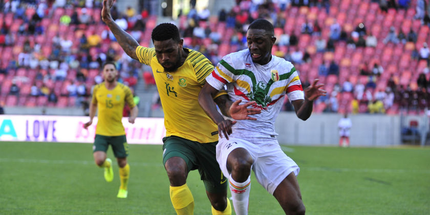 Thulani Hlatshwayo Of Bafana Bafana And Hadi Sacko Of Mali October 2019 1pco0s6oma1e61izkkj3iacwcr